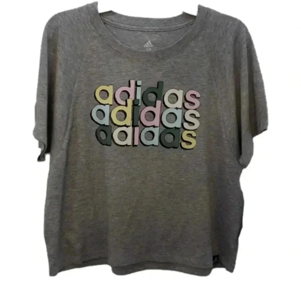 Adidas Heathered Raglan Tee